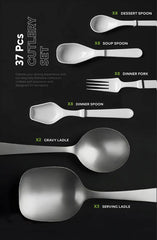 Melamine 80-Piece Dinner Set