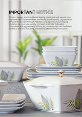 Melamine 80-Piece Dinner Set
