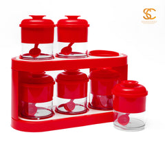 6-Piece Jar Set with Stand
