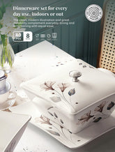 80-Piece Melamine Dinner Set