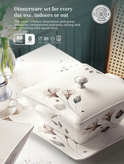 80-Piece Melamine Dinner Set