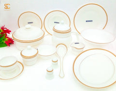 72-Piece USA Bone China Dinner Set