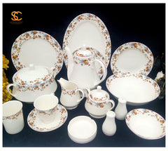 72-Piece Bone Dinner Set