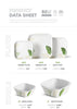 Melamine 80-Piece Dinner Set