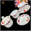 62-Piece Marble Dinner Set