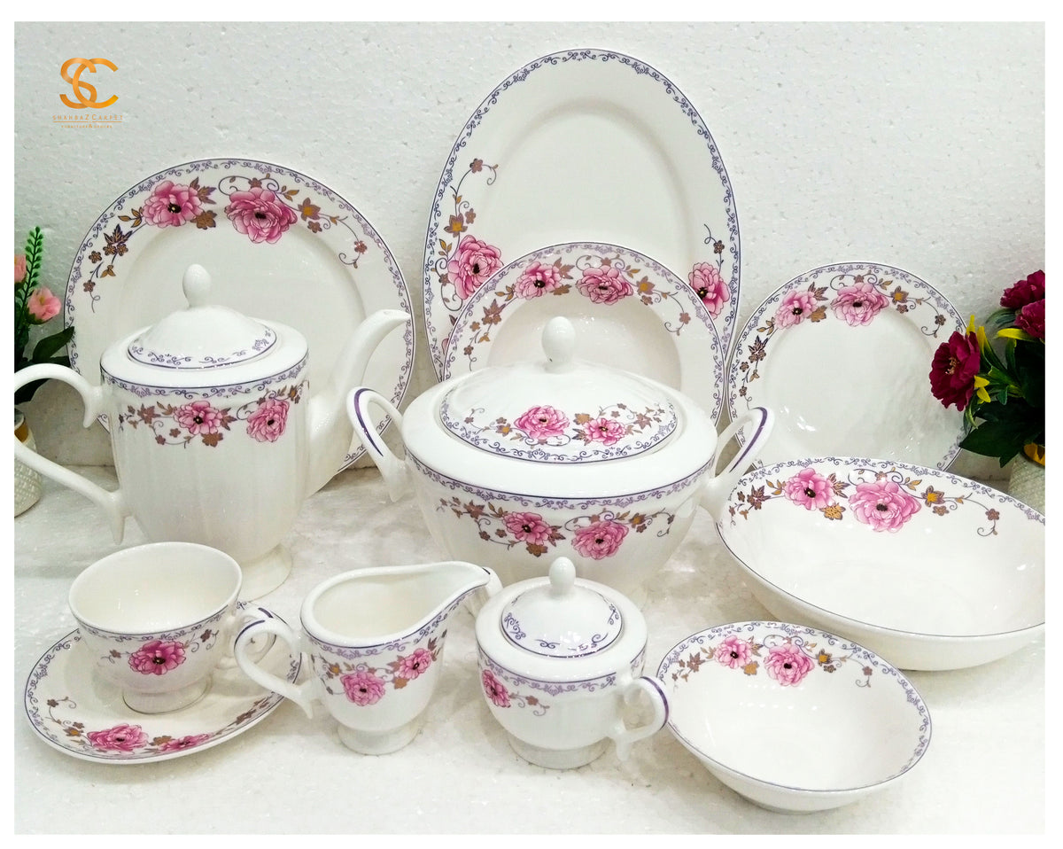 Vintage Floral Dinner Set