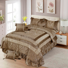 Fancy Bedsheet 09 Pcs Set